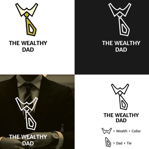 Dad logo with the title 'The Wealthy Dad'
