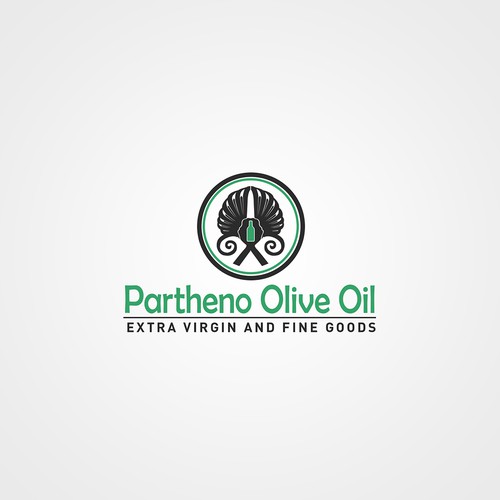 Olive logo with the title 'Olive oil store'