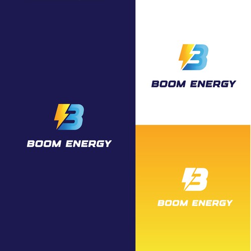 Boom design with the title 'boom energy logo design'