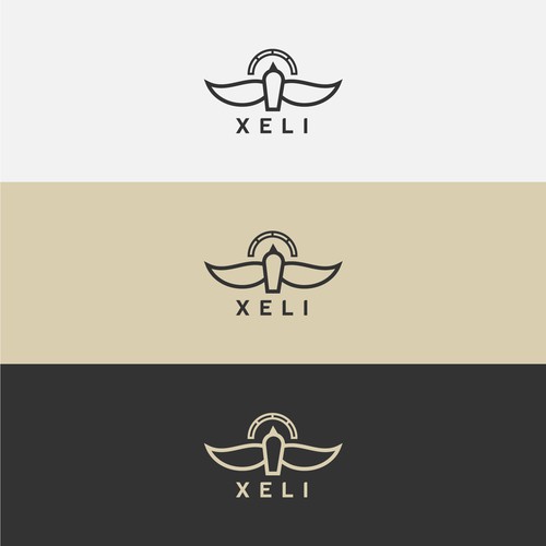 Swallow design with the title 'Character logo for Travel Agency'