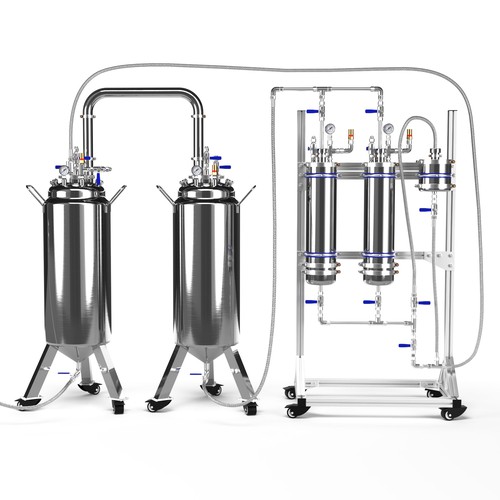 Listing design with the title 'Industrial product rendering'