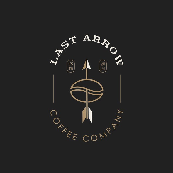 Fast food restaurant logo with the title 'Logo for coffee company '