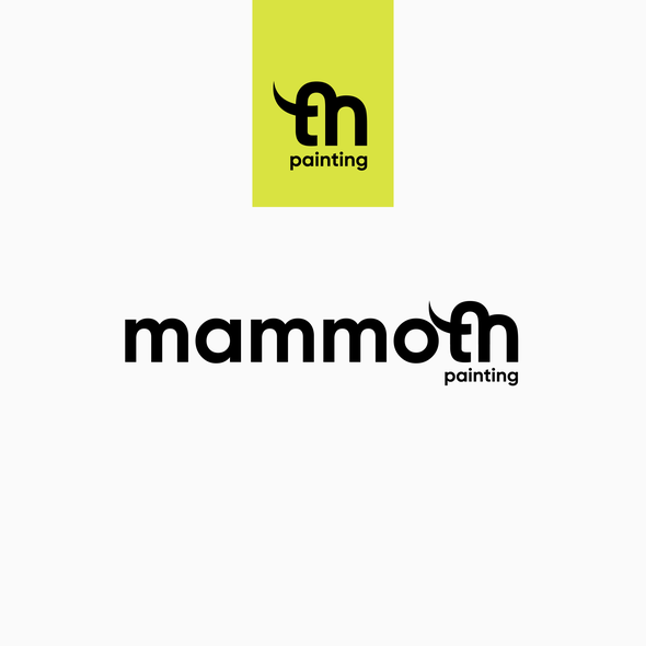 Wordmark logo with the title 'mammoth'