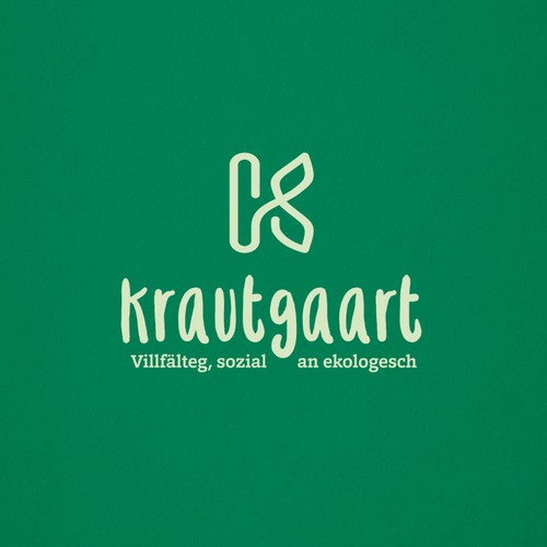 Creative design with the title 'Modern and Organic Logo for the Coolest Market Garden'