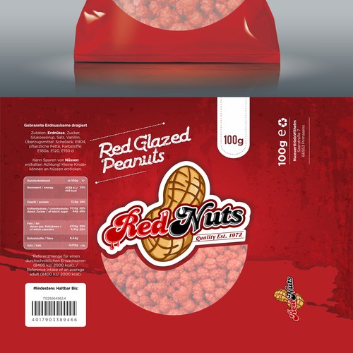 Chips packaging with the title 'Red Nuts'