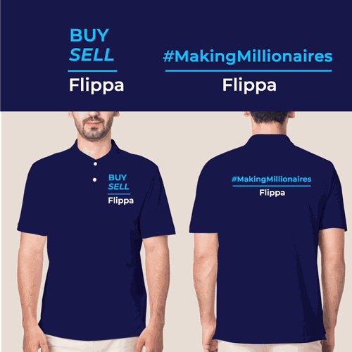 Internet t-shirt with the title 'Flippa'