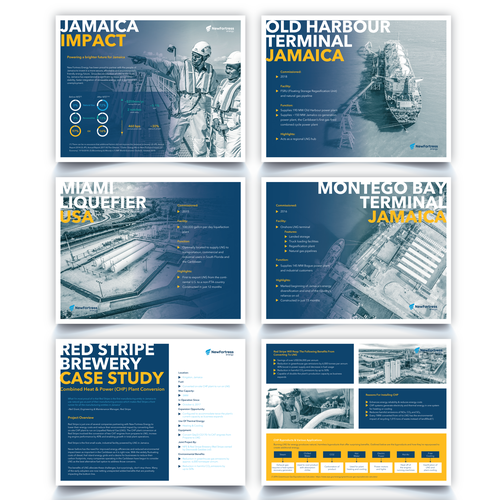 Slide design with the title 'Brochure design'