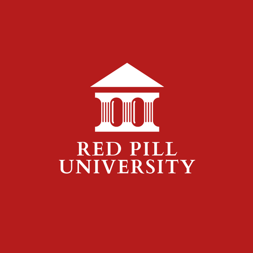 Column design with the title 'Logo for Red Pill University'