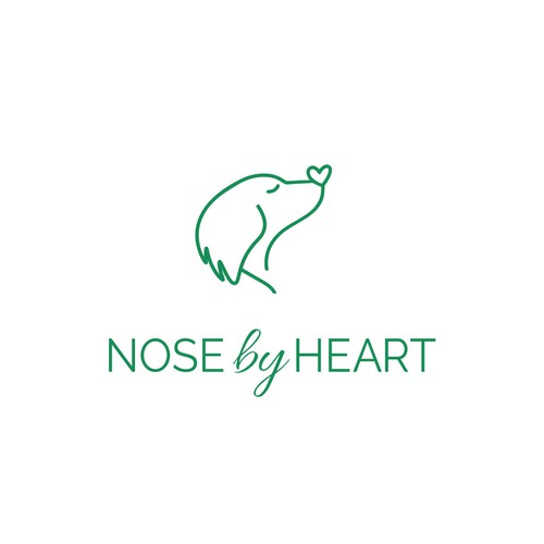 Nose logo with the title 'HeartPaw'