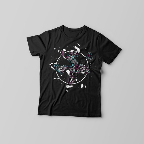 Black store shirt design