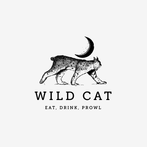 Lynx logo with the title 'Lynx Cat Proposal logo for Wild Cat.'