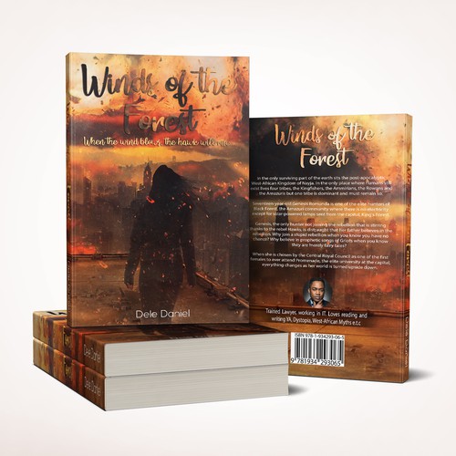 Hunter design with the title 'WIND OF THE FOREST'