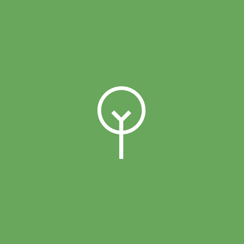 Minimalist logo with the title 'Tree Logo'