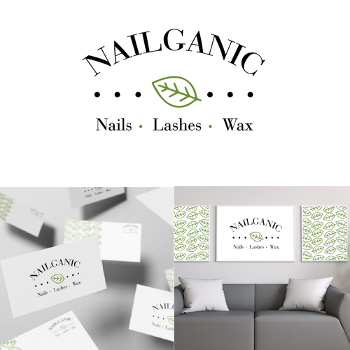 Nail logo with the title 'nail logo'