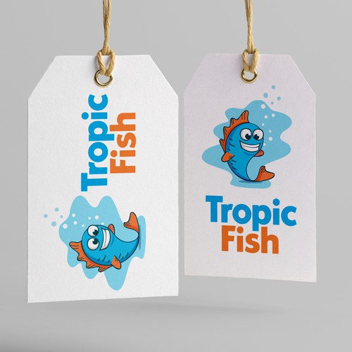 Fish brand with the title 'Logo design for baby swinwear products'