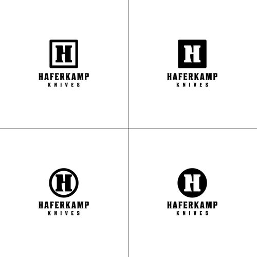 Kitchen logo with the title 'Logo design for kitchen knives'