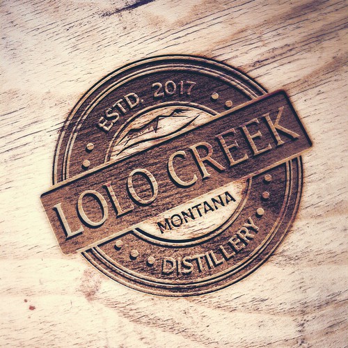 Montana logo with the title 'Logo Concept for Distillery Brand'