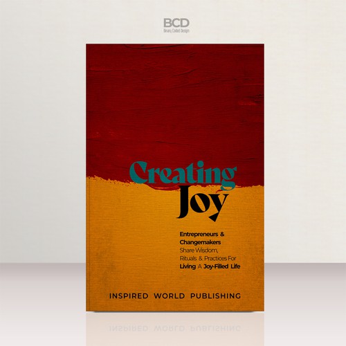 Artsy book cover with the title 'Creating Joy'