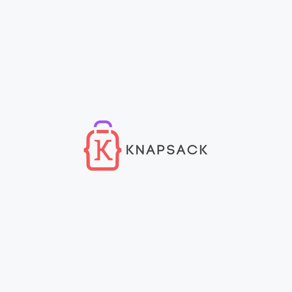 HTML design with the title 'KNAPSACK'