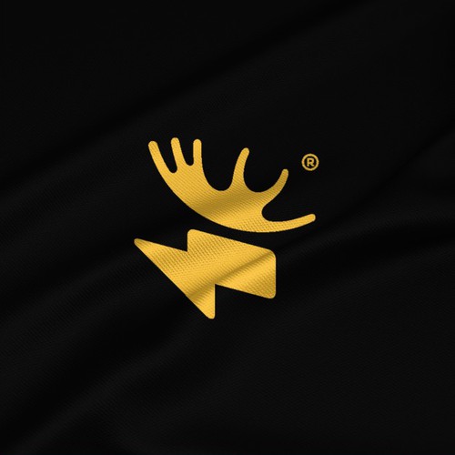 Bolt design with the title 'Bold Logo Design for Moose Energy Services'