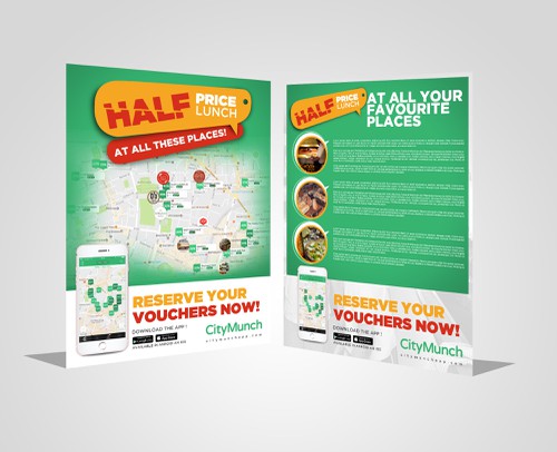 Discount design with the title 'Food & Drink'