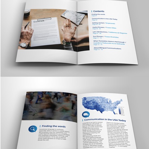 English design with the title 'English-Spanish Pocket Phrasebook'