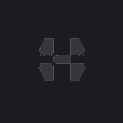 H logo with the title 'Brandmark-NR0460'