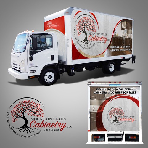 Car graphics design with the title 'Car Wrap'