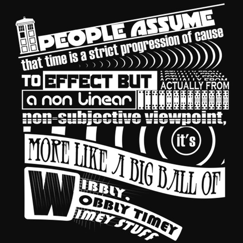 Elegant t-shirt with the title 'Looking For Designers To Hire Full Time!!! (Doctor Who T-Shirt)'