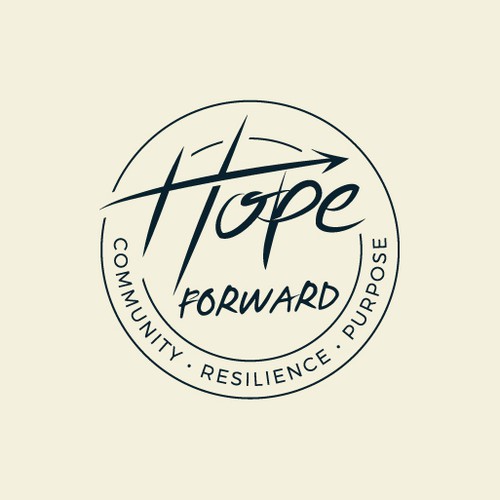 Hope logo with the title 'Logo Design for Hope Forward'