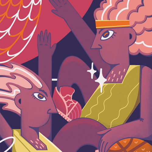 Cricket design with the title '“Clash of Dunk”'