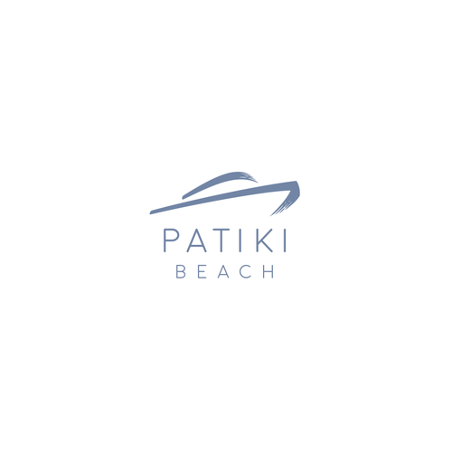 Ship logo with the title 'Logo for Patiki beach club'