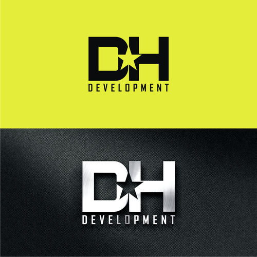 Earth mover logo with the title 'DH Development'