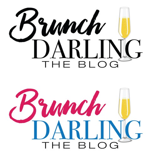 Header design with the title 'Blog Title Logo Design Concept'