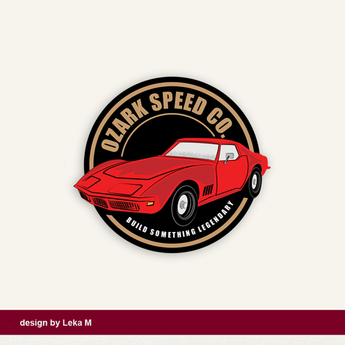 Legendary logo with the title 'Ozark Speed Co.'