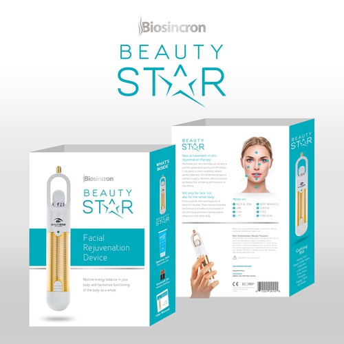 Sleeve design with the title 'Sleeve Design for "Beauty Star"'