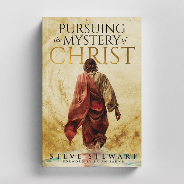 Religious design with the title 'Book Cover for Pursuing The Mistery Of Christ'