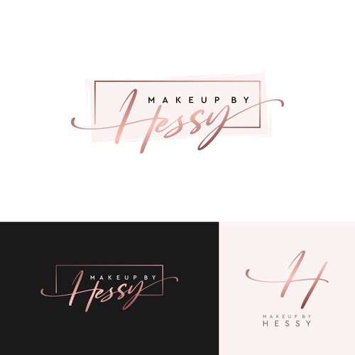 Class logo with the title 'Makeup by Hessy Logo'