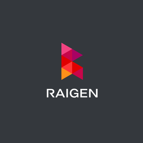 Brand logo with the title 'RAIGEN'