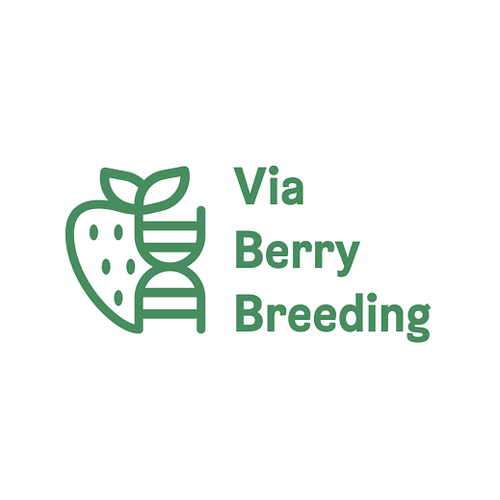 DNA logo with the title 'Via Berry Breeding Logo'