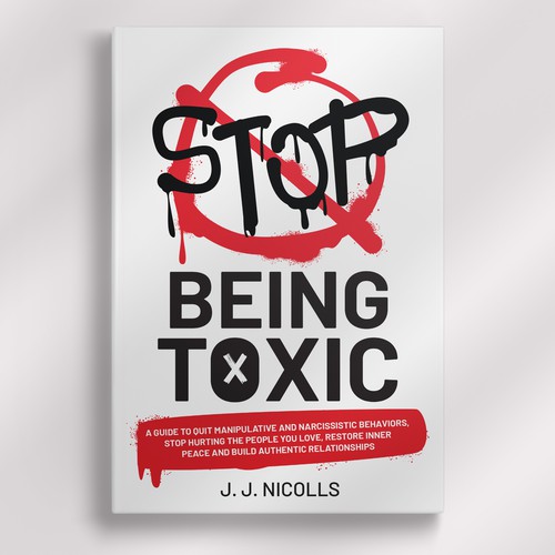Psychology book cover with the title 'Stop Being Toxic'