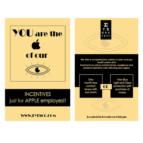 Witty design with the title 'Postcard Design Concept'