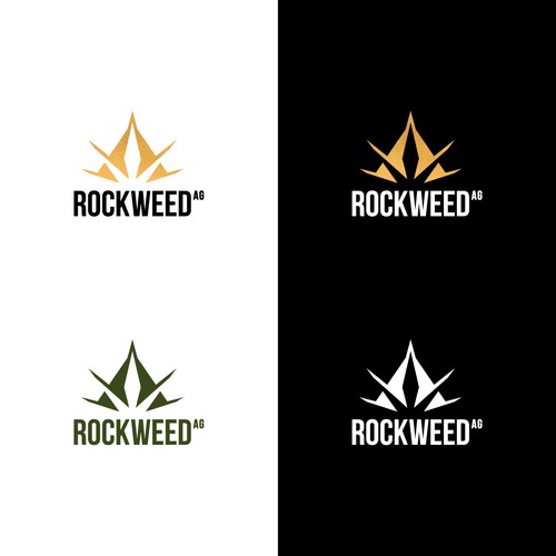 Hemp oil logo with the title 'Rockweed AG logo'