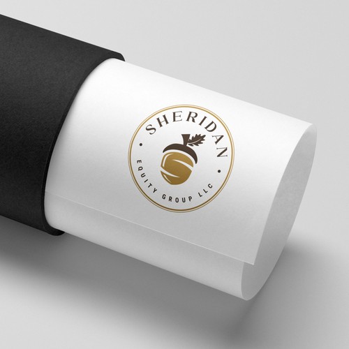 Acorn logo with the title 'Multi-family investment company looking for refined combination mark that evokes growth & success.'