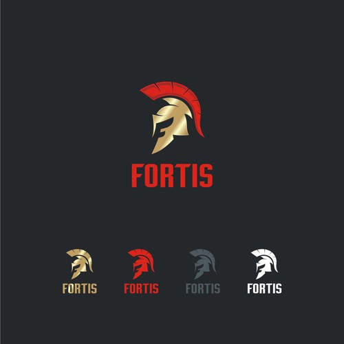 Spartan logo with the title 'fortis logo'