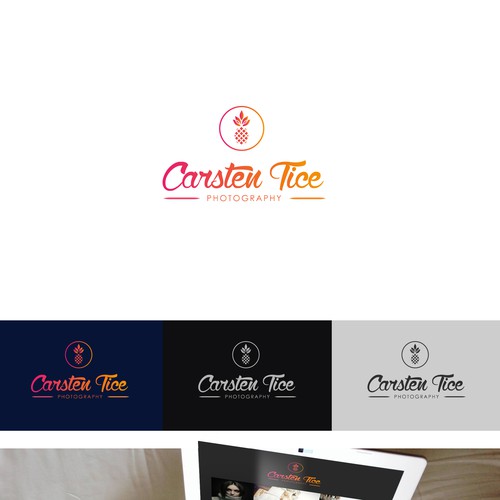 Pineapple logo with the title 'Carsten Tice Photography'