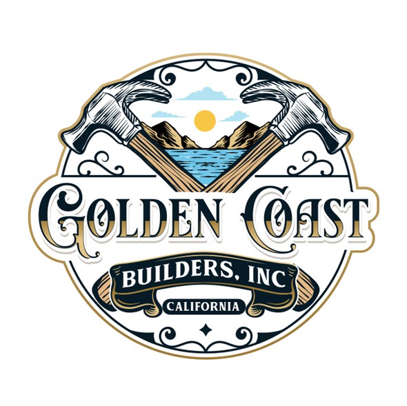 California design with the title 'Golden Coast Builders, Inc'