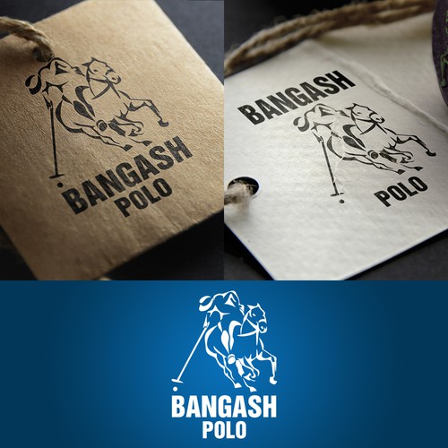 Clear design with the title 'Logo for a Polo Team'