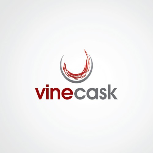 Vine logo with the title 'Elegant, Classy logo for Vine Cask'
