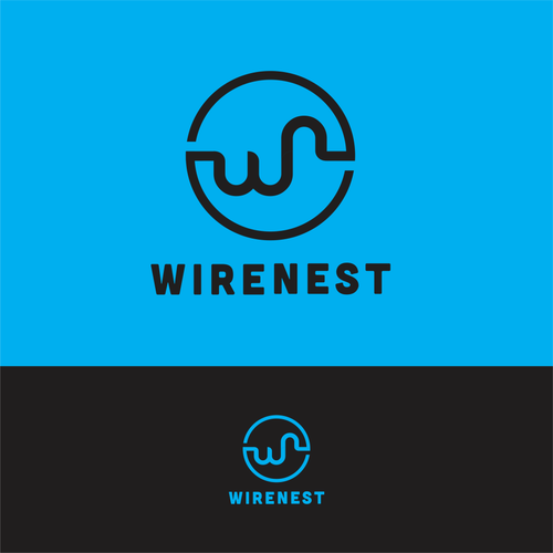 Gadget logo with the title 'Clean logo identity for technology company.'